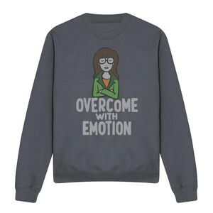 Daria Unisex Adult Daria Quote Sweatshirt / Charcoal